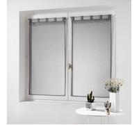 Voilage à Pompons Poupette - Paris Prix - Gris - 60x120cm