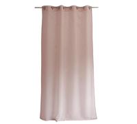 Voilage avec Œillets, 140x240cm, Vieux Rose, Effet Lin, Protège des Regards extérieurs, pour Salon Maison Chambre Fenêtre Draperies Intérieurs Semi-Transparent, Collection Maya, Enjoy Home