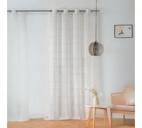 Voilages Linder VOILAGE TEMPO Gris 140x260 cm
