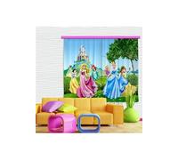 Voilage Château Princesse Disney multicolore