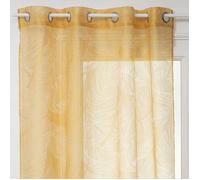 Atmosphera – Voilage Devo – Jaune moutarde 140x240 cm