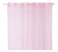 Voilage - Etoilés or - 140x250 - Lavable en machine