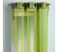 Voilage Filet Vert Tilleul 140x260 Cm