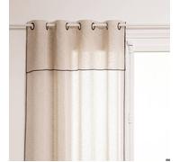 Voilage ""Fred"" 140x240cm lin - Atmosphera createur d'interieur