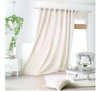Voilage Grande Largueur - - Effet Mousseline Blanc 300x240 cm