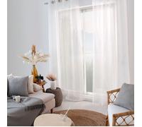 Voilage Maya Blanc 140 x240 cm - Enjoy Home