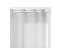 Atmosphera – Voilage modèle Louis – 140 x 240 cm – Gris – Louis Blanc G