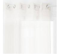 Atmosphera Voilage Moly blanc ivoire 135x240 cm