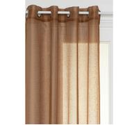 Voilage ""Moly"" tamisant 135 x 240 cm Atmosphera - Camel