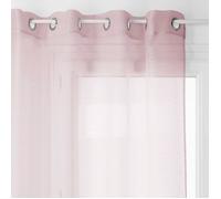 Voilage ""Moly"" tamisant 135 x 240 cm Atmosphera - Rose