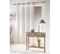 Douceur d'Intérieur Voilage HELIOS œillets métal 240 cm lin