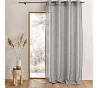 Voilage organza - Effet résille Gris clair 140x260 cm