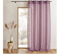 Voilage organza - Effet résille Prune 140x260 cm