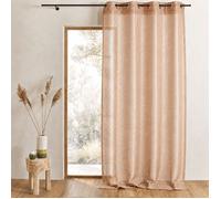 Voilage organza - Effet résille Terracotta 140x260 cm