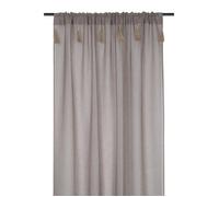 Voilage passe tringle 140x260 cm Ibiza taupe