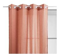 Voilage Paxta 135x240cm terracotta - Atmosphera Créateur d'intérieur