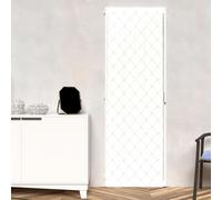 Soleil d'ocre, Pauline Voilage Porte fenêtre, Polyester, Blanc, 70x200 cm