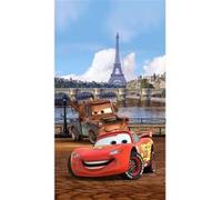 Voilage taille L Cars Flash Mc Queen et Martin à Paris de Disney 140CM X 245CM G