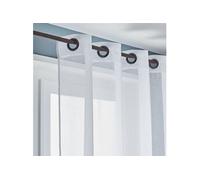 Voilage tamisant, Linette blanc l.145 x H.240 cm