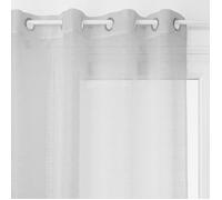Voilage tamisant ""Louis"" 140 x 240 cm Atmosphera - Gris -