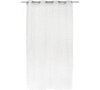 Voilage tamisant, Swan blanc et doré l.140 x H.250 cm G