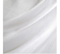 Voilage uni ETAMINE - Blanc - Œillets - 60 x 140 cm