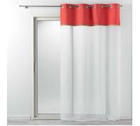 Voilages Douceur d intérieur KELONIA Orange 140x280 cm