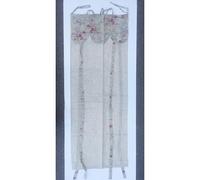 Voilages - FANNY & CELINE - CASSIS - Lot de 2 - 60x160cm - Tissu imprimé - Lavable en machine