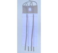 Voilages - FANNY & CELINE - Lot de 2 - 60x160cm - Broderie Dentelle - Lavable en Machine