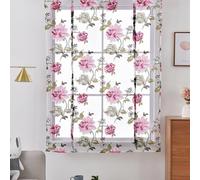 Voilages sophistiqués avec de jolies pivoines, une touche élégante à tout design d'intérieur (rose)