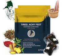 Voilaist- Lot de 2 boîtes de liquide de trempage naturel à base de plantes pour le bain de pieds, perles de trempage des pieds détoxifiantes pour le corps, pour homme et femme
