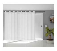 Voile À Oeillets Baie Vitrée 280x250 Cm Natacha, Par Soleil D'ocre