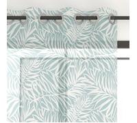 Voile à oeillets imprimé en polycoton 135x250 cm GUYANE, par Soleil d'Ocre