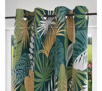 Soleil d'ocre, Voile à Oeillets Pur Coton 135x250 cm Tanzanie