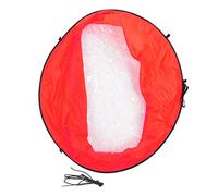 Voile à vent pour kayak pliable, voile de paddle pour le dévent, voile portable en matériau EVA résistant aux UV avec installation facile pour les sports nautiques en plein air (Rouge)