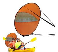 Voile à vent pour planche à pagaie, voiles de planche à voile pliable, accessoires de kayak - Planche à pagaie portable, fournitures de bateau pour canoë, bateau gonflable, yacht
