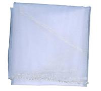 Voile avec voile de tulle de rêve Bordure ornée de perles alternées et perles d'argent Accessoires de mariage, 200cm, Bois d'agar