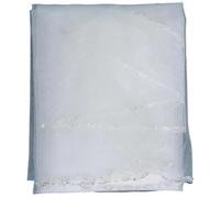 Voile avec voile de tulle de rêve Bordure ornée de perles alternées et perles d'argent Accessoires de mariage, 200cm, Bois d'agar