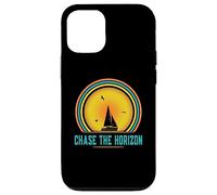 Voile Away et Chase The Horizon pour la Voile au Coucher du Soleil Coque pour iPhone 12/12 Pro