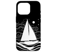 Voile Bateau Dessin Bateau Sport Nautique Coque pour iPhone 16 Pro