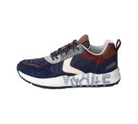 Voile Blanche - Baskets en Cuir Suédé - Homme - Chaussures - Bleu - Taille: 42 EU