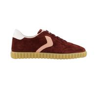 Voile Blanche - Baskets en Daim Rouge pour Femmes - Femme - Chaussures - Rouge - Taille: 41 EU