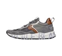 Voile Blanche - Baskets en suède et tissu Club01. - Homme - Chaussures - Gris - Taille: 45 EU