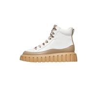 VOILE BLANCHE Bottines en cuir, Blanc-Beige- 40