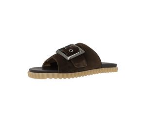 Voile blanche Mule ' FRANKIE ' brun foncé, Taille 39