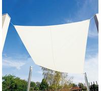 Voile carrée 3x3 mt écru pour salon de jardin