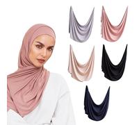 Voile Chic Hijab Instantané Femme - Écharpe Voile Jersey Premium, Confortable et Facile à Porter