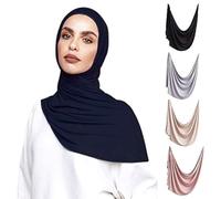 Voile Chic Hijab Instantané Femme - Écharpe Voile Jersey Premium, Confortable et Facile à Porter