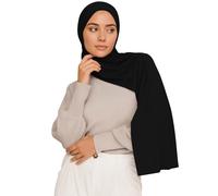 Voile Chic Hijab Sphinx Écharpe en jersey de qualité supérieure, Noir, Taille unique