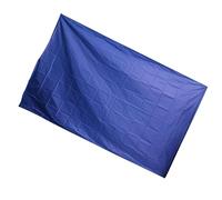 Voile D’ombrage 1 Pièce en Tissu Argenté, Protection Extérieure Bleue | Points D’attache Anti-vent, Protection D’intimité, pour Mobilier et Équipement de Jardin, Patio Toute Saison